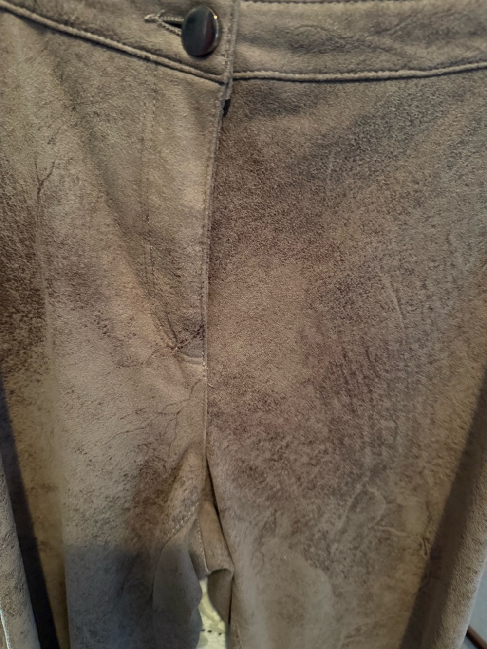 Philosophy Brown Suede-Look Women's Pants